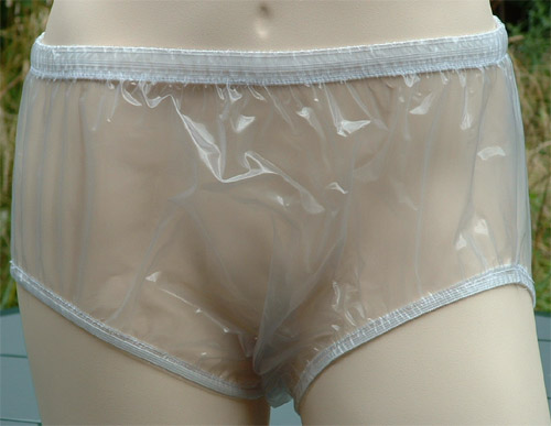 Culotte plastique transparente