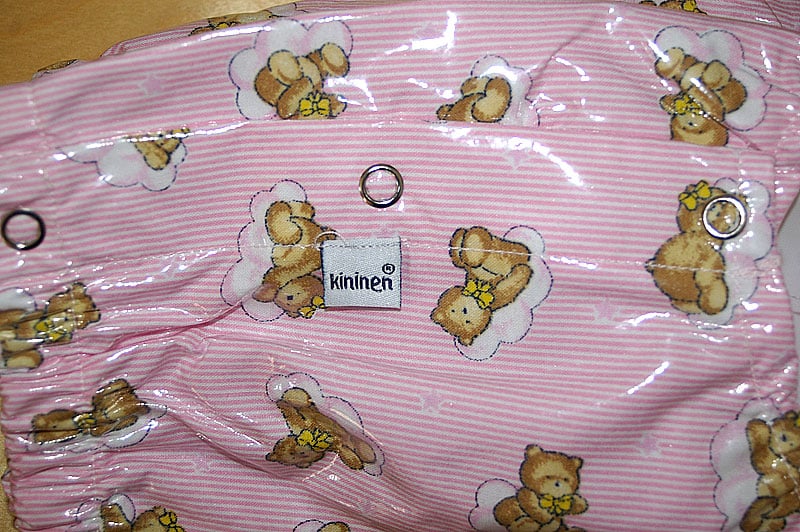 culotte d'incontinence en vinyle fantaisie