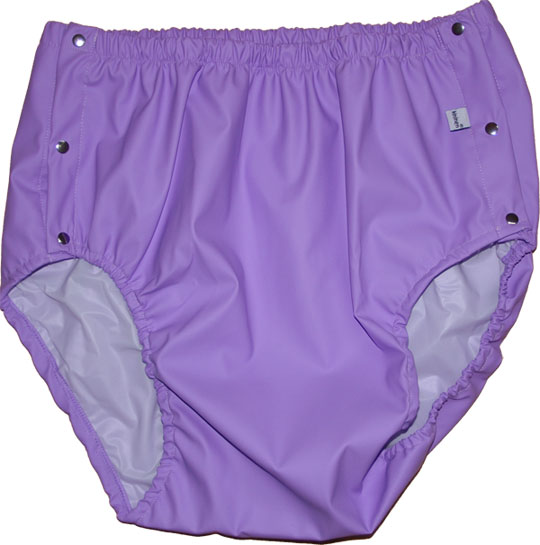 Culotte d'incontinence mauve - en PVC – Image 2