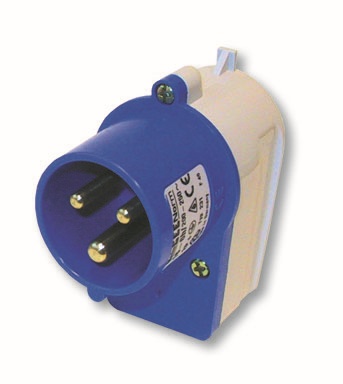 CEE-Winkelstecker 220V 3 x 16 Amp.