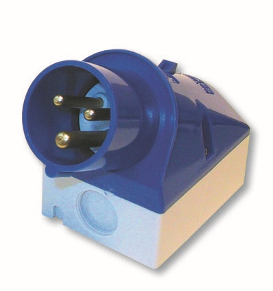 CEE-Einbaustecker 220V 3x16A, Kupplungssteckd. Einbau 3-pol.