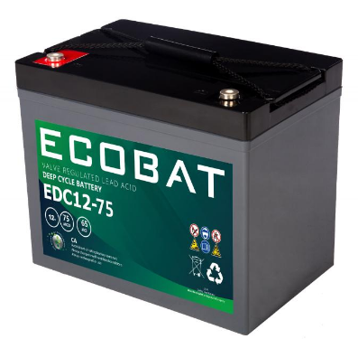 Ecobat Deep Cycle AGM Batterie 75Ah