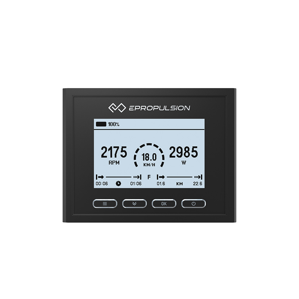 E-Batterie externes Display