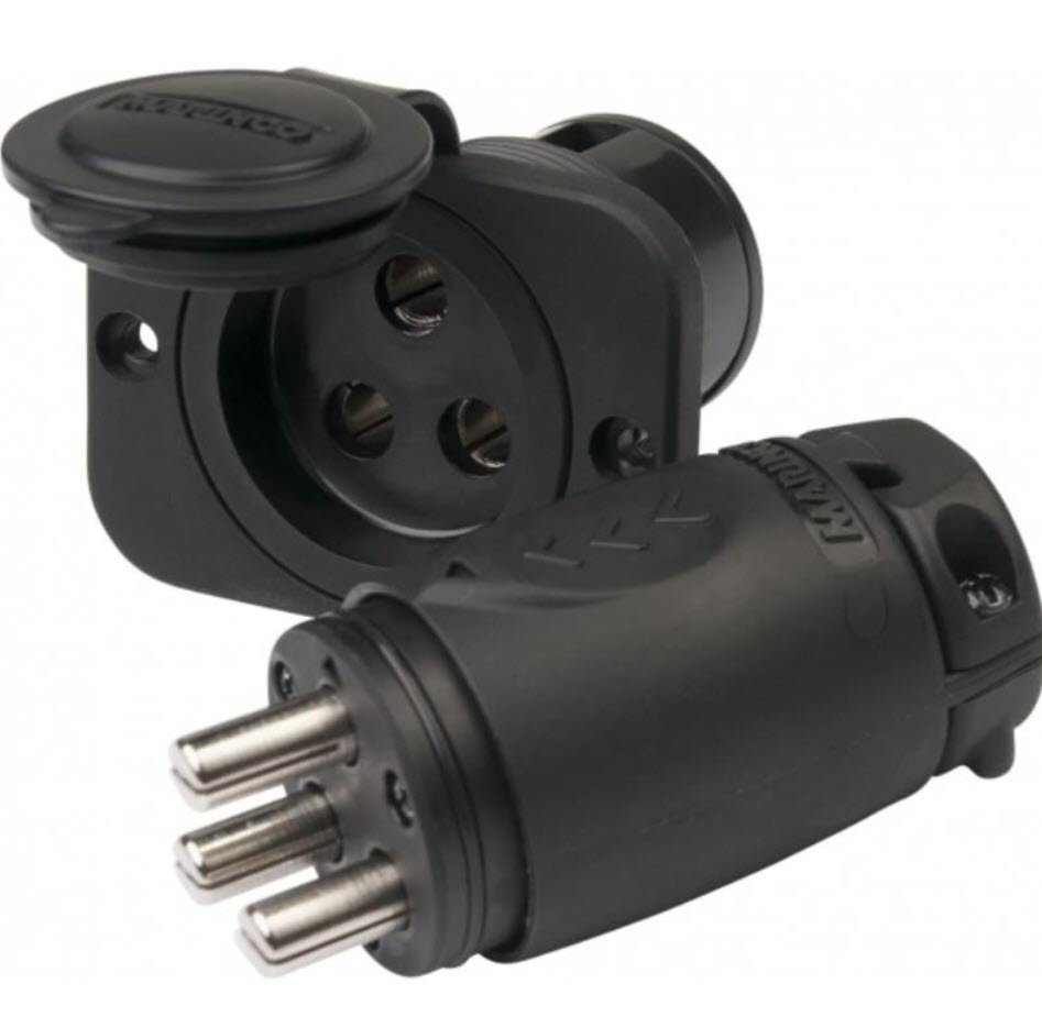Marinco Stecker-Set 3-polig fÃ¼r 12-36V bis 70A