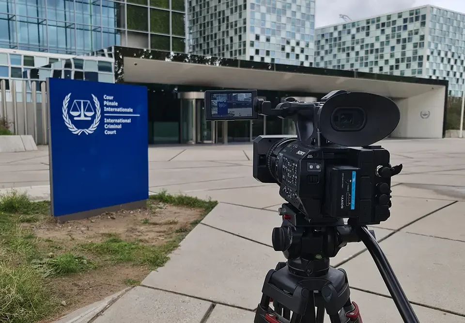 Freelance cameraman at the international criminal court