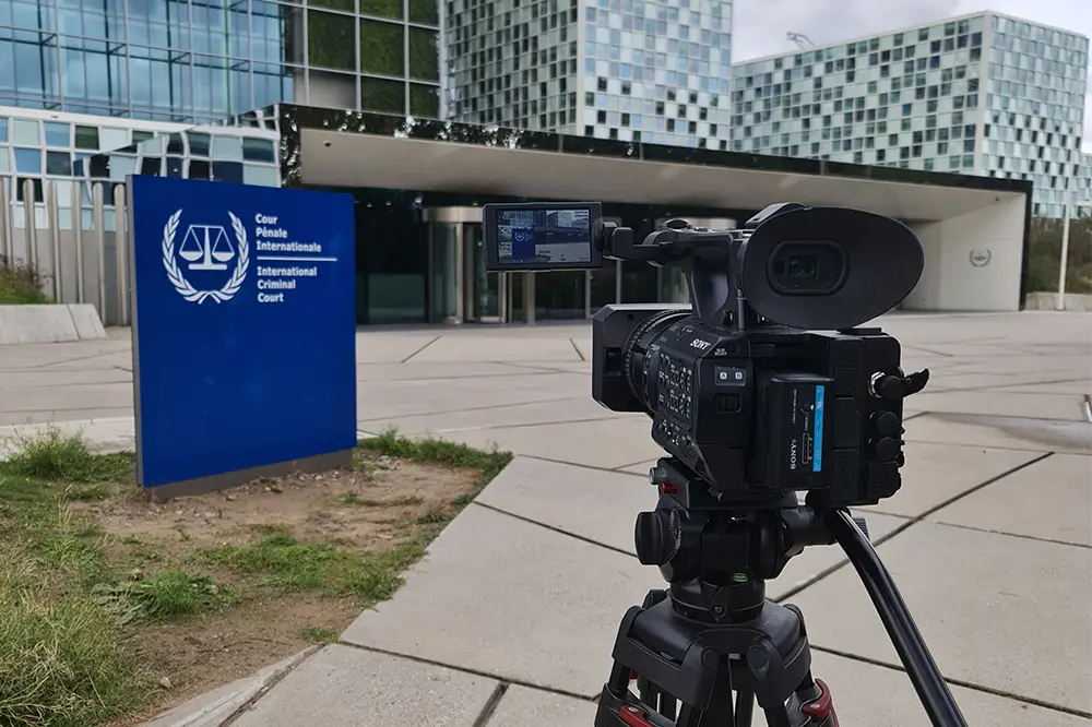 Freelance cameraman at the international criminal court