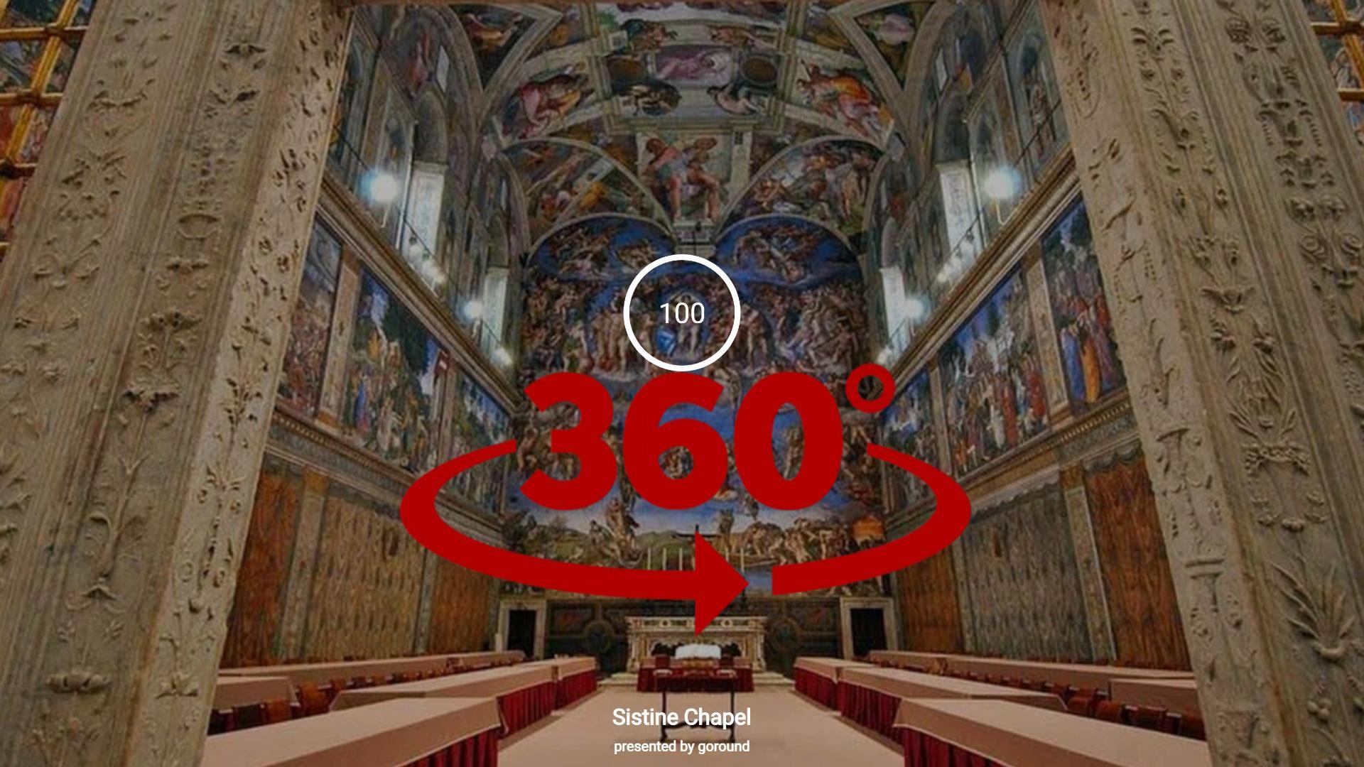 Virtual Tour nella cappella sistina Visita Virtuale Immersiva