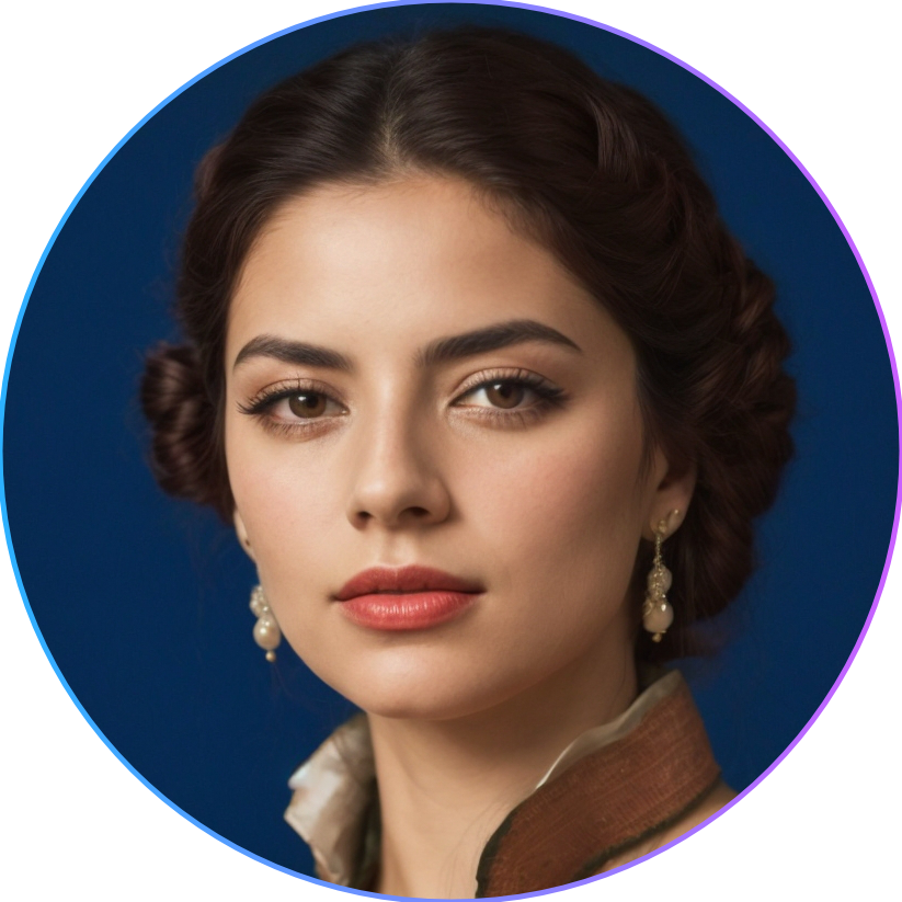 Eleonora Pimentel: Poetessa e giornalista, una delle figure chiave della Repubblica Partenopea, prende vita grazie all’intelligenza artificiale con un discorso per spingere sull’importanza della libertà di espressione e delle donne nelle posizioni di potere.