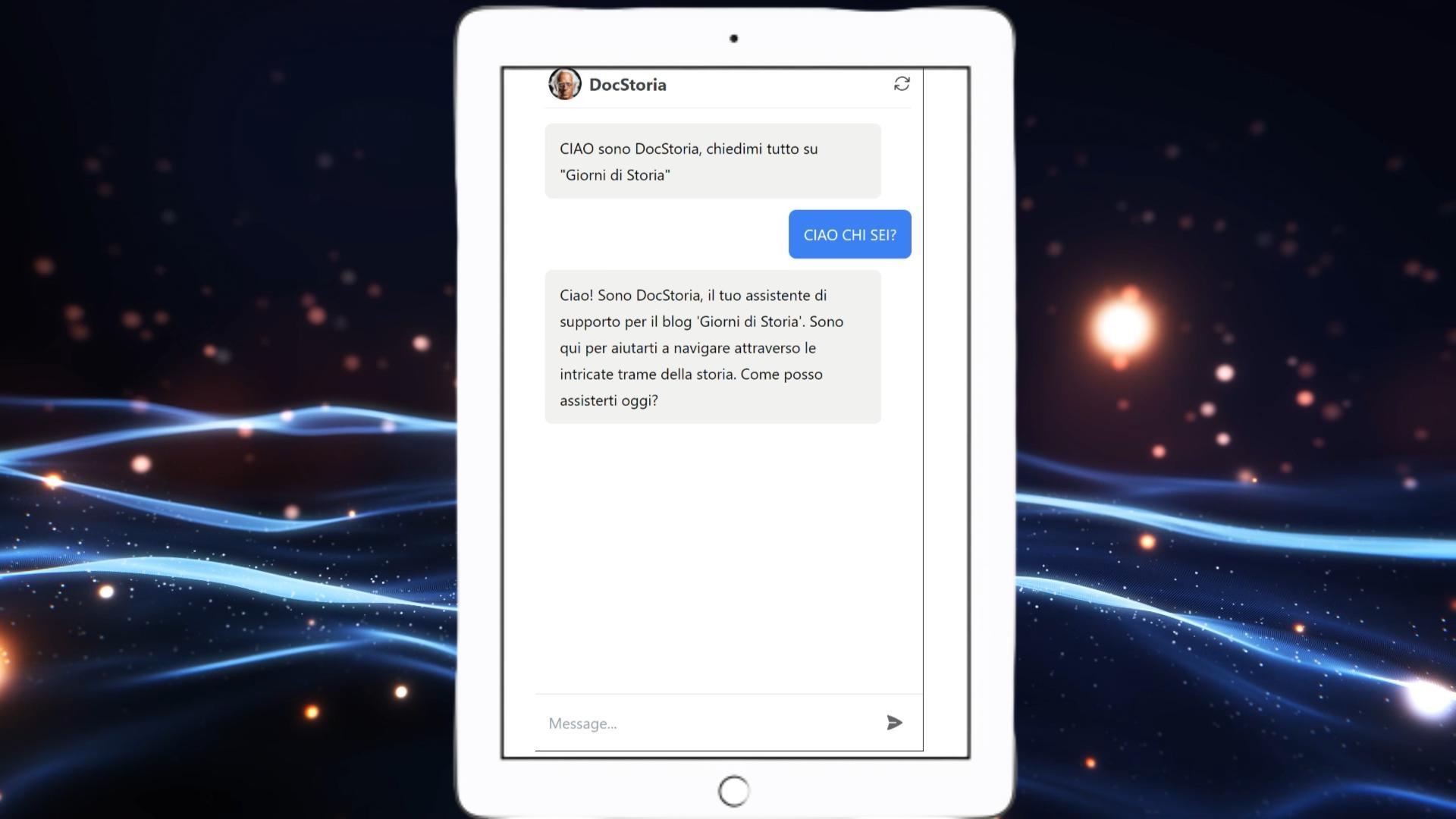 Chatbot culturale con intelligenza artificiale