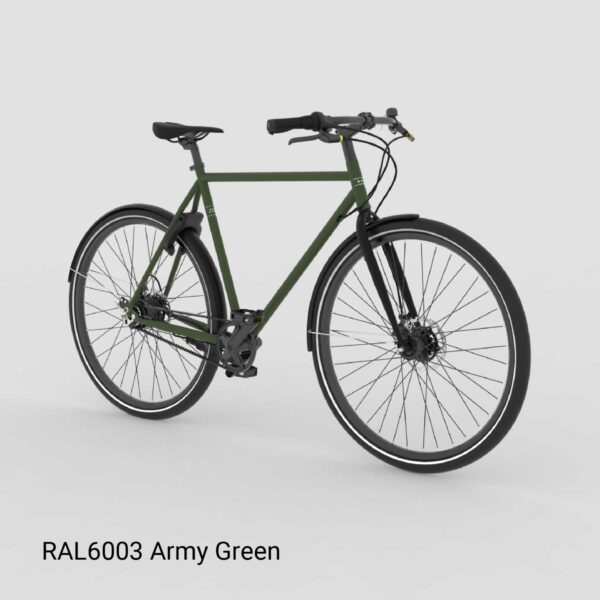 Brik Belt Man bicicleta holandesa con correa de carbono