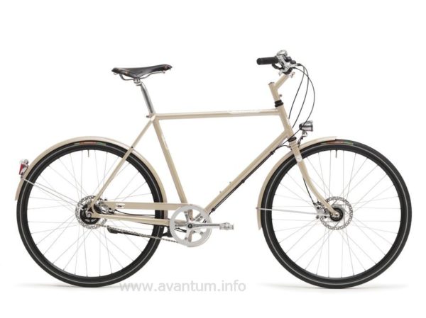 Retrovelo Alfons 28 bicicleta clasica con frenos disco