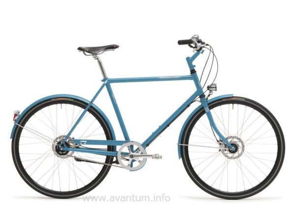 Retrovelo Alfons 28 bicicleta clasica con frenos disco