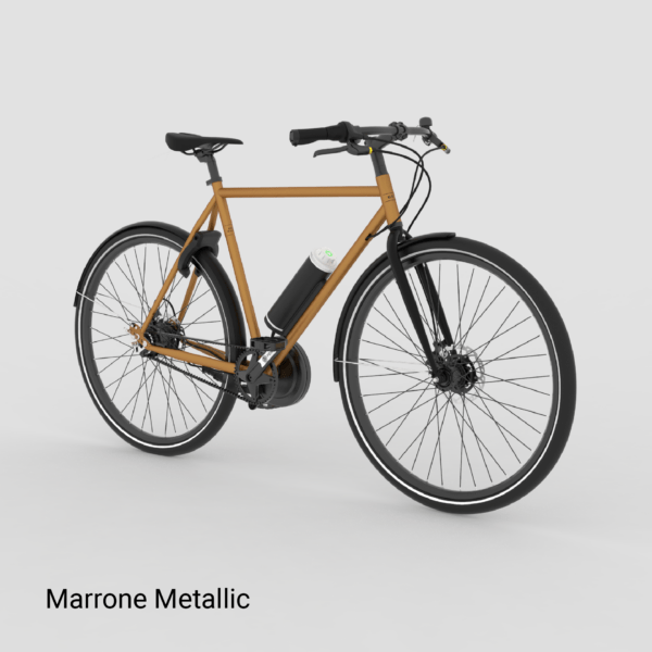 Brik Pendix Man bicicleta eléctrica motor central correa de carbono