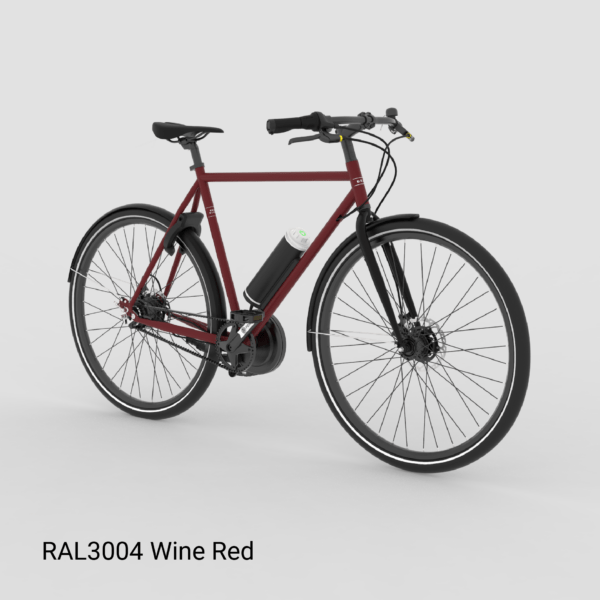 Brik Pendix Man bicicleta eléctrica motor central correa de carbono