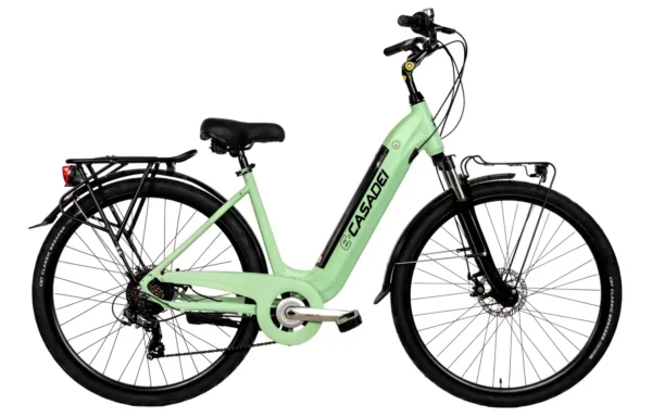 Casadei bicicleta eléctrica E-VEN26INT-D verde pastel