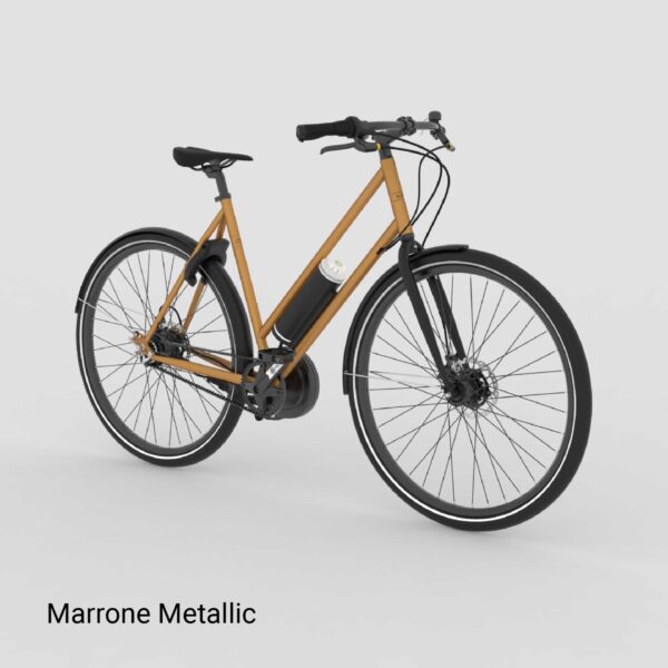 Brik Pendix Man bicicleta eléctrica motor central correa de carbono