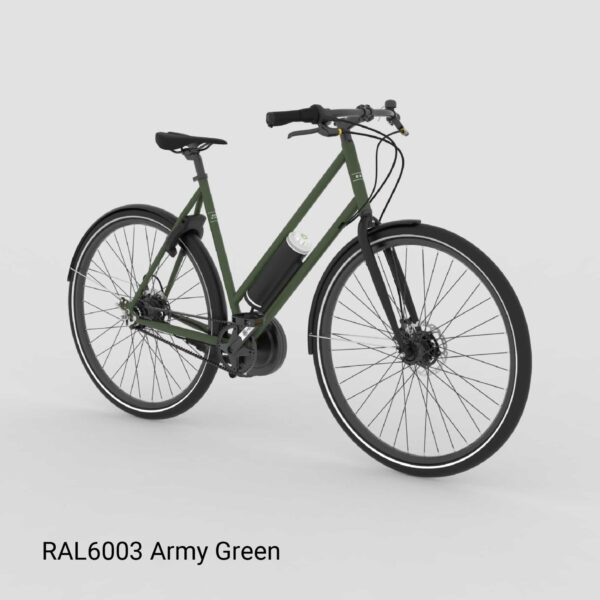 Brik Pendix Man bicicleta eléctrica motor central correa de carbono