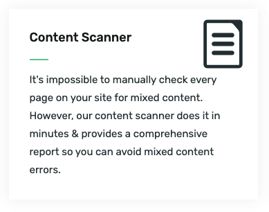 SSL Certificates for WordPress Sites - Personal Lifetime Plan - It's impossible to manually check every page on your site for mixed content.