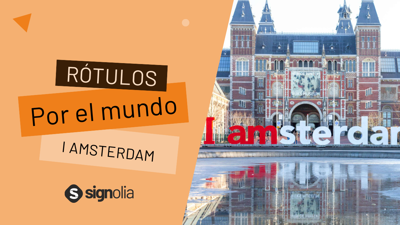 rotulo de I amsterdam