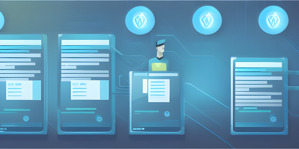 Finding the perfect hosting solution for your WordPress website with a person standing in front of a computer screen.