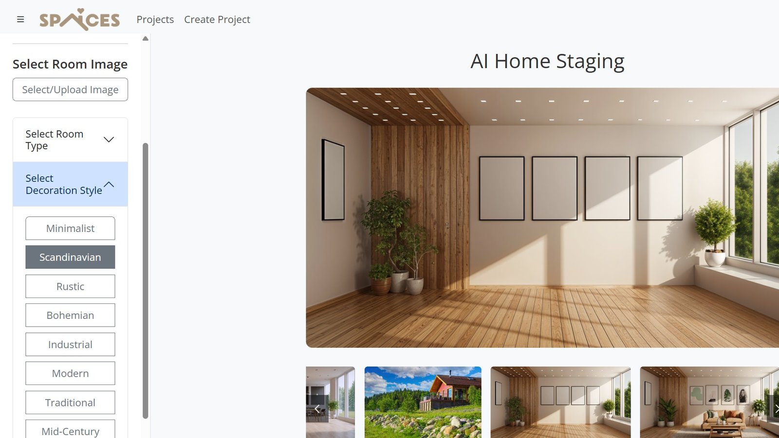 Select decoration style