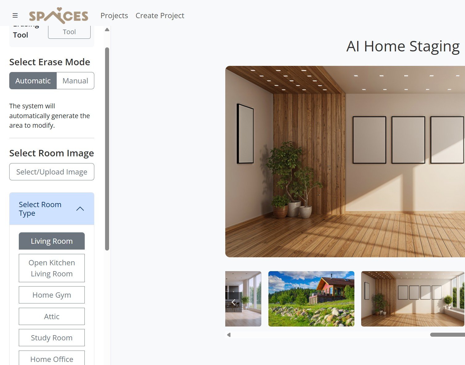 Select room type