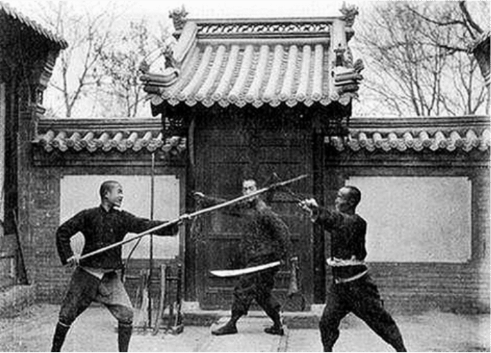 Swiss-Chin-Woo altes Bild aus China von der Gründung des Chin Woo Kung Fu