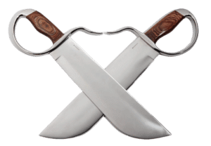 Authentisches Choy Lee Fatt Kung Fu Training mit dem Schmetterling Messer